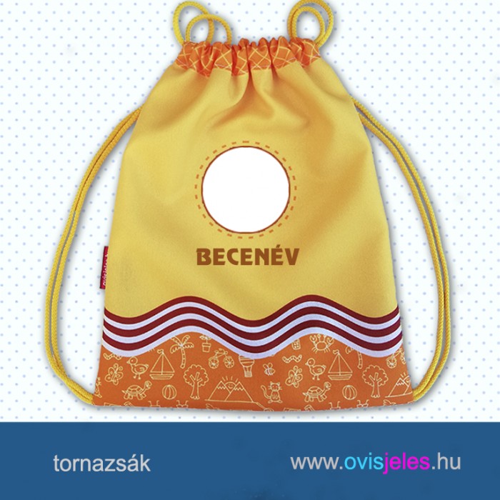 Ovisjeles tornazsák Ovisjeles tornazsák