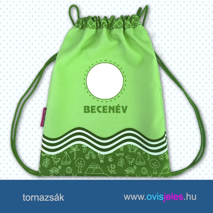 Ovisjeles tornazsák Ovisjeles tornazsák