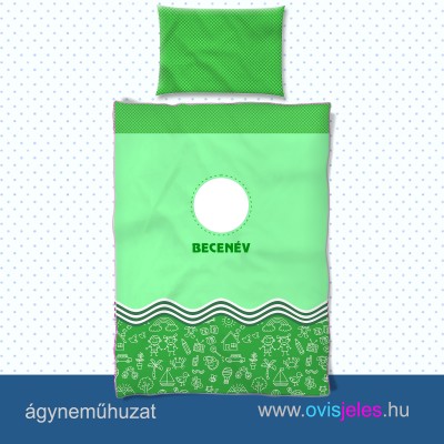 Ovisjeles ágynemű huzat Ovisjeles ágynemű huzat