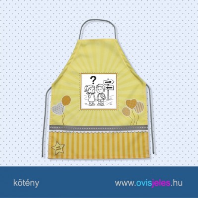 Ovisjeles kötény Ovisjeles kötény