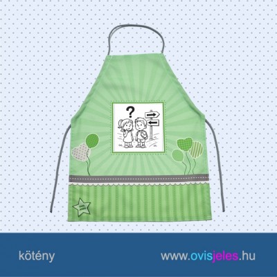 Ovisjeles kötény Ovisjeles kötény