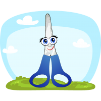 Kék olló